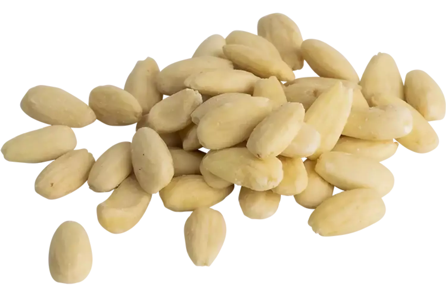 Amandelen wit raw 1kg stuk 1